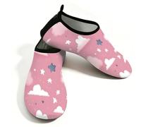 Myfsucce Calzado acuático ligero, de secado rápido, transpirables, para mujer, hombre, playa, surf, piscina, yoga, Cartoon Cloud, 37/38 EU