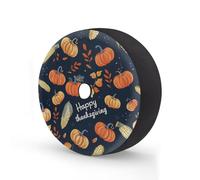 Myfsucce Thanks Giving Pumkins - Cubierta de rueda de repuesto con agujero para cámara de respaldo, cubiertas de poliéster a prueba de polvo para coche, camión, remolque, SUV, RV, 14 pulgadas