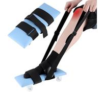 MYFTNP Ejercitador De Rodilla, Dispositivo De Rehabilitación para Miembros Inferiores, Ángulo De Extensión Y Flexión: 0-145°, Tamaño De La Correa De Mano: 155 Cm, para Mejorar El Rango De Movimiento