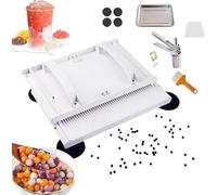 MYFTNP Herramienta para Hacer Perlas De Tapioca De 3-12 Mm, Máquina Manual para Hacer Perlas De Tapioca, Máquina para Formar Perlas De Tapioca, para Frotar Bolas De Taro Y Yuca. 3mm