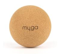 Myga Bolas de masaje de fascia de corcho para liberación miofascial, fisioterapia de puntos de activación y masaje de tejido profundo, ayuda a prevenir lesiones (10 cm)