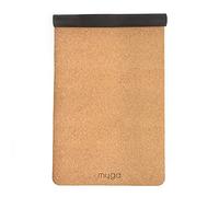 Myga Colchoneta de Corcho para Yoga - Colchoneta de Ejercicio Extragrande con Gran Agarre para Yoga, Pilates, Estiramiento y Fitness - 205 x 70 cm, 6 mm de Grosor (Normal)(M)(Yoga Cork)