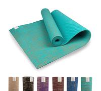 Myga Esterilla de yoga de yute antideslizante para yoga, pilates, meditación y fitness, esterilla de yoga ecológica para hombres y mujeres, ideal para el hogar, gimnasio y viajes, color turquesa