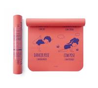 Myga Tapete de yoga para niños con estampado de seda, antideslizante, ligero y fácil de limpiar para ejercicio, yoga y atención plena