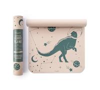 Myga Tapete de Yoga para Niños con Estampado de Seda Antideslizante para Ejercicio Fitness Yoga y Atención Plena Dinosaurio Ligera No Tóxica y Fácil de Limpiar