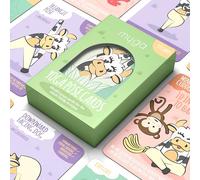 Myga Tarjetas de yoga para niños, yoga y atención plena para toda la familia, 59 tarjetas