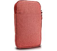 MyGadget Bolsa de Nylon de 5,5" para Accessorios - Estuche Acolchado para Hard Disk, Teclado Bluetooth, Digital Camera, Smartphone - Sleeve Rosa