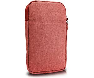 MyGadget Bolsa de Nylon de 5,5" para Accessorios - Estuche Acolchado para Hard Disk, Teclado Bluetooth, Digital Camera, Smartphone - Sleeve Rosa