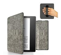 MyGadget Funda Fieltro para Amazon Oasis 10° Generación Desde 2019 & 9ª Generación (2017) - Case E - Reader | Ebook - Carcasa con Agarre elástico Ggris Claro