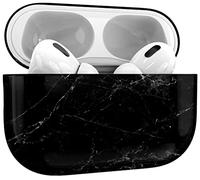MyGadget Funda Hardcase Compatible con Apple Airpods Pro 2 [ 2022 ] - Dust Skin Case Anti arañazos - Carcasa de Plástica para Auriculares - Estuche Marmol Negro
