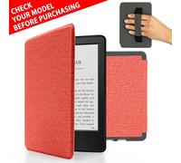 MyGadget Funda para Amazon Kindle Paperwhite 7ª Generación hasta 2017 - Case E - Reader | Ebook - Carcasa Agarre elástico y Tapa Magnética - Rosa