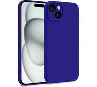 MyGadget Funda para iPhone 15 Plus en Silicona TPU - Carcasa de Doble Capa - Case Resistente Antigolpes y Anti choques - Ultra Protectora Violeta