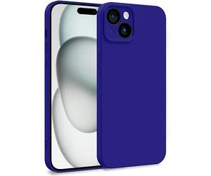 MyGadget Funda para iPhone 15 Plus en Silicona TPU - Carcasa de Doble Capa - Case Resistente Antigolpes y Anti choques - Ultra Protectora Violeta