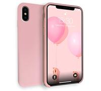 MyGadget Funda para iPhone XS MAX [Soft Touch Case] Antigolpes - Carcasa Protectora con Suave Acabado en Silicona y protección Interna - Rosada