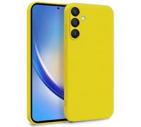 MyGadget Funda para Samsung Galaxy A35 5G en Silicona TPU - Carcasa de Doble Capa - Case Resistente Antigolpes y Anti choques - Ultra Protectora Amarillo