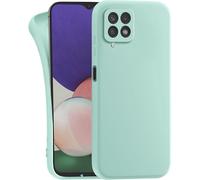 MyGadget Funda para Samsung Galaxy M33 5G en Silicona TPU - Carcasa Slim & Flexible - Case Resistente Antigolpes y Anti choques - Ultra Protectora Verde Menta