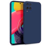 MyGadget Funda para Samsung Galaxy M53 5G en Silicona TPU - Carcasa de Doble Capa - Case Resistente Antigolpes y Anti choques - Ultra Protectora Azul Oscuro