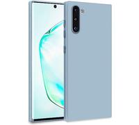 MyGadget Funda para Samsung Galaxy Note 10 en Silicona TPU - Carcasa de Doble Capa - Case Resistente Antigolpes y Anti choques - Ultra Protectora Azul Claro