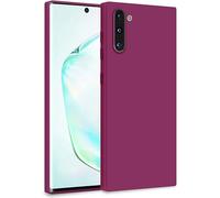 MyGadget Funda para Samsung Galaxy Note 10 en Silicona TPU - Carcasa de Doble Capa - Case Resistente Antigolpes y Anti choques - Ultra Protectora Bordeaux