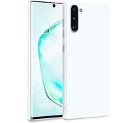 MyGadget Funda para Samsung Galaxy Note 10 en Silicona TPU - Carcasa de Doble Capa - Case Resistente Antigolpes y Anti choques - Ultra Protectora Blanco