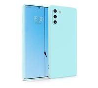 MyGadget Funda para Samsung Galaxy Note 10 en Silicona TPU - Carcasa Slim & Flexible - Case Resistente Antigolpes y Anti choques - Ultra Protectora Azul Claro