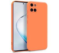 MyGadget Funda para Samsung Galaxy Note 10 Lite en Silicona TPU - Carcasa de Doble Capa - Case Resistente Antigolpes y Anti choques - Ultra Protectora Naranja
