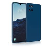 MyGadget Funda para Samsung Galaxy Note 10 Lite en Silicona TPU - Carcasa Slim & Flexible - Case Resistente Antigolpes y Anti choques - Ultra Protectora Azul Oscuro