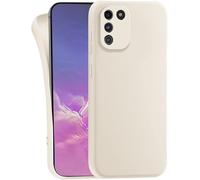 MyGadget Funda para Samsung Galaxy S10 Lite en Silicona TPU - Carcasa Slim & Flexible - Case Resistente Antigolpes y Anti choques - Ultra Protectora Crema