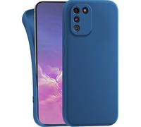 MyGadget Funda para Samsung Galaxy S10 Lite en Silicona TPU - Carcasa Slim & Flexible - Case Resistente Antigolpes y Anti choques - Ultra Protectora Azul Oscuro