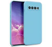 MyGadget Funda para Samsung Galaxy S10 Plus en Silicona TPU - Carcasa de Doble Capa - Case Resistente Antigolpes y Anti choques - Ultra Protectora Turquesa