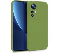MyGadget Funda para Xiaomi 12 | 12x en Silicona TPU - Carcasa de Doble Capa - Case Resistente Antigolpes y Anti choques - Ultra Protectora Verde