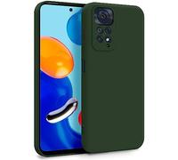 MyGadget Funda para Xiaomi Redmi Note 11 | Note 11s en Silicona TPU - Carcasa de Doble Capa - Case Resistente Antigolpes y Anti choques - Ultra Protectora Verde Oliva