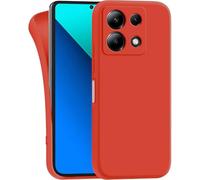 MyGadget Funda para Xiaomi Redmi Note 13 Pro 5G | Poco X6 5G en Silicona TPU - Carcasa Slim & Flexible - Case Resistente Antigolpes y Anti choques - Ultra Protectora Naranja