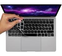 MyGadget Funda Teclado AZERTY [Frances] para Apple Macbook Air 13 Pulgadas M1 Chip 2020-2022 - Protector Silicona - Keyboard Skin - Negro