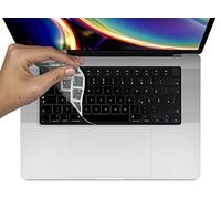 MyGadget Funda Teclado EU Compatible con MacBook Pro 14 & 16 Pulgadas (Desde 2021 - M1) Air 13" (2022 - A2681 M2) Air 15 (2023 - A2941) - Protector Silicona - Keyboard Skin - Transparente