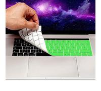 MyGadget Funda Teclado QWERTY [Español] para Apple MacBook 12 Pulgadas 2015-2017 | Pro 13 & 15" 2016-2020 - Protector Silicona - Keyboard Skin Verde