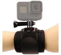 MyGadget Soporte de Muñeca Compatible con GoPro - Giratorio 360 Grados con Lock de Start | Stop - Banda para Go Pro 11 | 10 | 9 | 8 | 7, dji Osmo - Negro