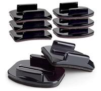 MyGadget Soporte para GoPro - 4X Soportes Adhesivos Rectos y 4X Curvos - con Protección Adhesiva de Doble Cara - Ideal para Cascos de Moto y de Esquí
