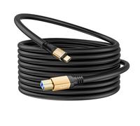 Mygatti Cable USB 3.0 C a USB B extra largo de 15 pies, 5 Gbps de alta velocidad, cable de impresora tipo 3.0 B para estación de acoplamiento, escáner, monitor, controladores duros externos y más