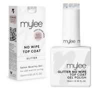 MYGEL by Mylee Capa Superior con Purpurina No Wipe Esmalte en Gel Semipermanente 15ml, UV/LED Manicura y Pedicura para Uso Profesional y Doméstico, Larga Duración, Fácil de Aplicar, Duradero y Seguro
