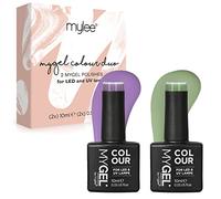 MyGel by MYLEE Sage Advice Set de Esmalte de Uñas en Gel 2x10ml UV/LED Nail Art Manicura Pedicura para Uso Profesional y Doméstico - Larga Duración y Fácil de Usar