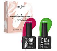 MyGel by MYLEE Watermelon Punch Set de Esmalte de Uñas en Gel 2x10ml UV/LED Nail Art Manicura Pedicura para Uso Profesional y Doméstico - Larga Duración y Fácil de Usar