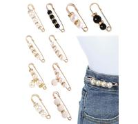 MYGLOAR 10 piezas de alfileres, broches, broches de perlas, imperdibles, imperdibles grandes, de San Valentín - alfileres de perlas para decoración, regalos y artículos de fiesta