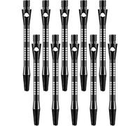 MYGLOAR 10 piezas de varillas de dardos de aluminio, varillas de dardos negras, diámetro de rosca de 4,5 mm, varilla de dardos 2BA, rosca universal, adecuada para dardos blandos o dardos de acero