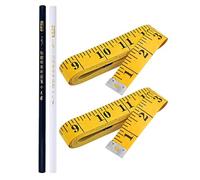 MYGLOAR 2 Piezas de Cinta Métrica a la Venta, 2 en 1 - Cinta Métrica Centímetro + Pulgada Cinta Métrica de Sastrería 200 cm, Cinta Métrica de Sastrería, Cinta Métrica de Doble Cara