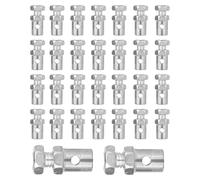 MYGLOAR 30 piezas de 1/8 de pulgada de tornillo de boquilla de cable de freno, tornillo de boquilla, tapón de cable de boquilla para cable de bicicleta, kart, motocicleta, scooter, cortadora de césped