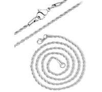 MYGLOAR Cadena de Plata de Ley S925 para Hombre, 5 mm, Collar Hipoalergénico de 22 Pulgadas