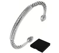 MYGLOAR Pulsera Abierta de Acero Inoxidable para Hijo y Hombre - Vintage Grabada - Regalos Motivacionales y de Cumpleaños