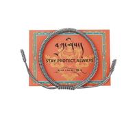 MYGLOAR Pulsera Gris De Tela De Kabbalah, Protección Para Bebés, Hombres Y Mujeres, Pulsera De La Suerte Tibetana Hecha A Mano, Pulsera De La Suerte Budista, Tejida (Gris 001)