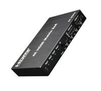 MyHaing Conmutador de matriz HDMI 2 × 4, 4K a 60Hz, salida de auriculares de 3.5 mm
